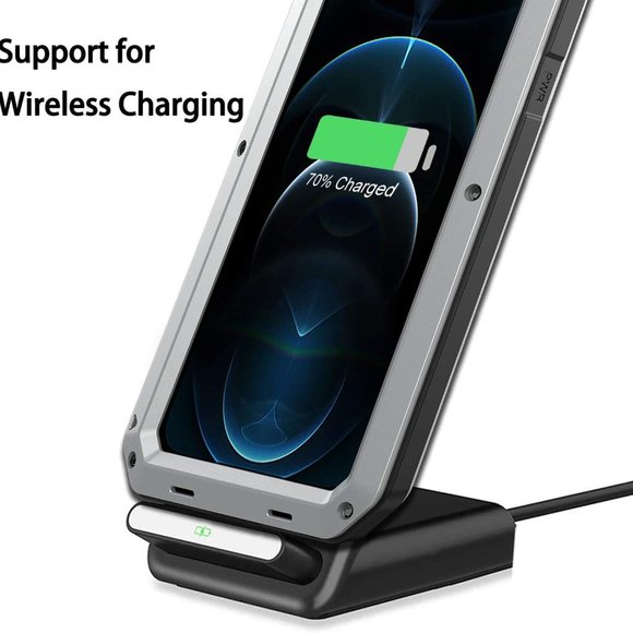 Shockproof Metal Case for iPhone 11 PRO MAX Gorilla Heavy Duty 360 Cover Silver - Picture 3 of 12